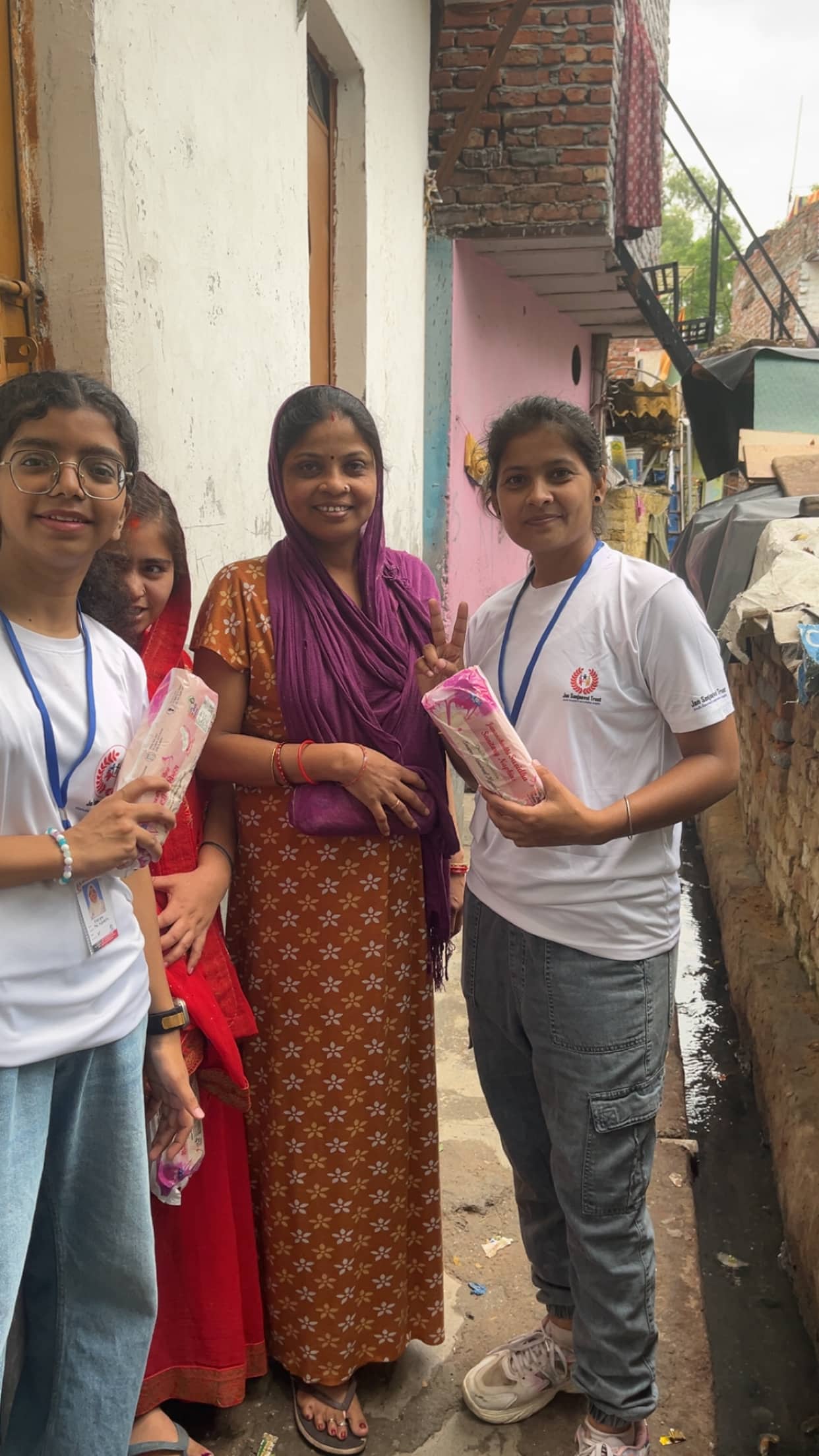 Sanitary Pad Distribution
