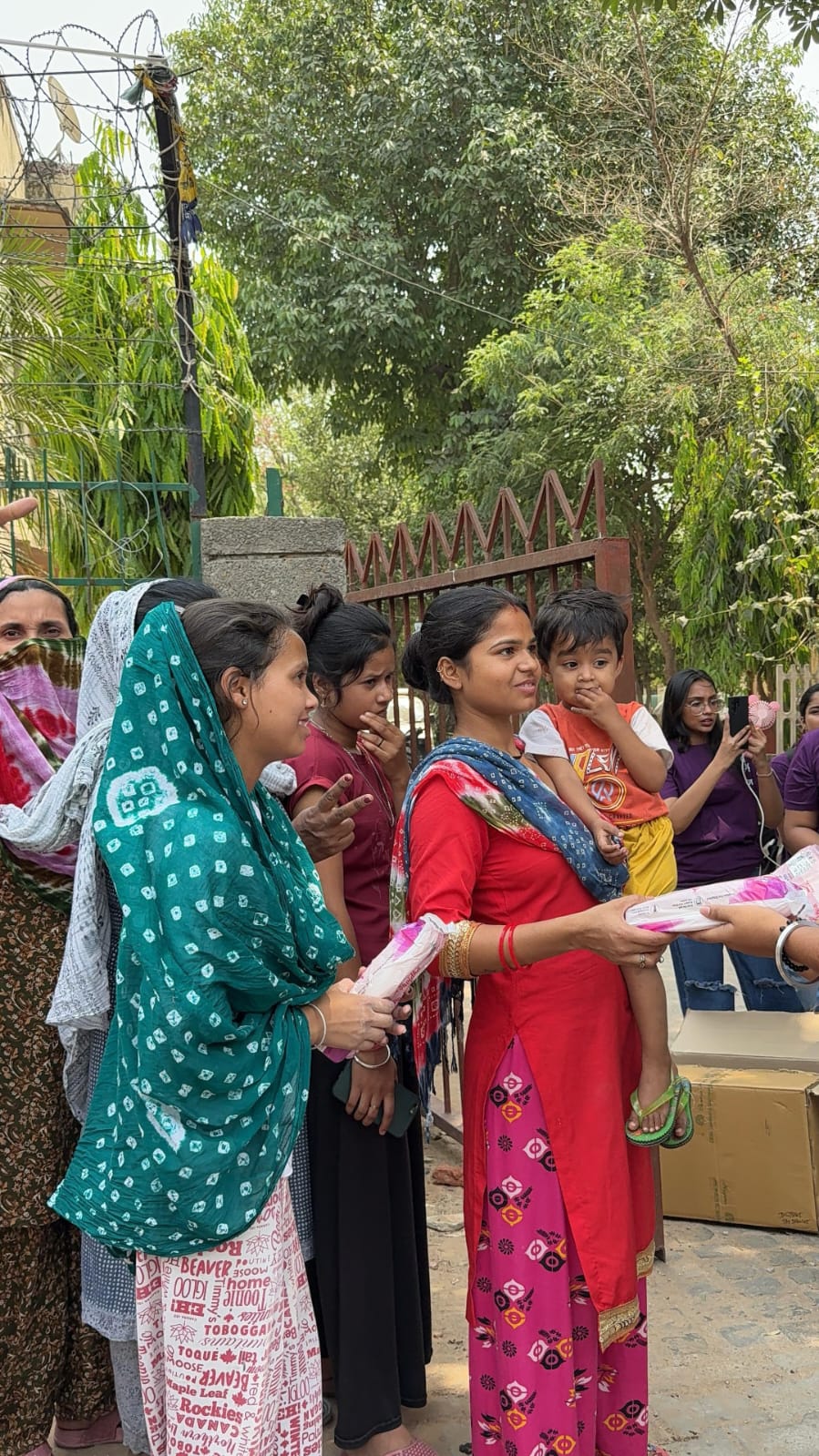Sanitary Pad Distribution