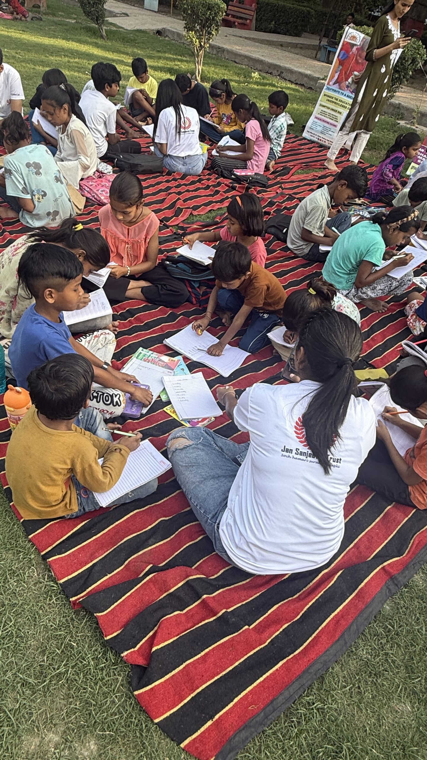 Sponsor for Education NGO in Delhi NCR – Children learning outdoors