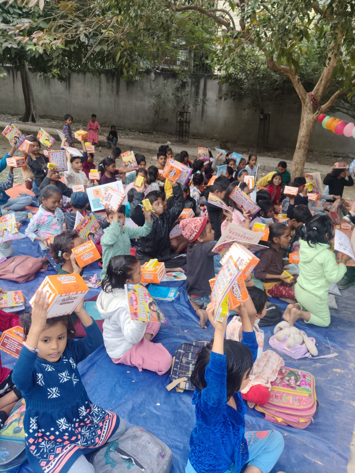 Stationery Distribution Drive Jan Sanjeevni Trust