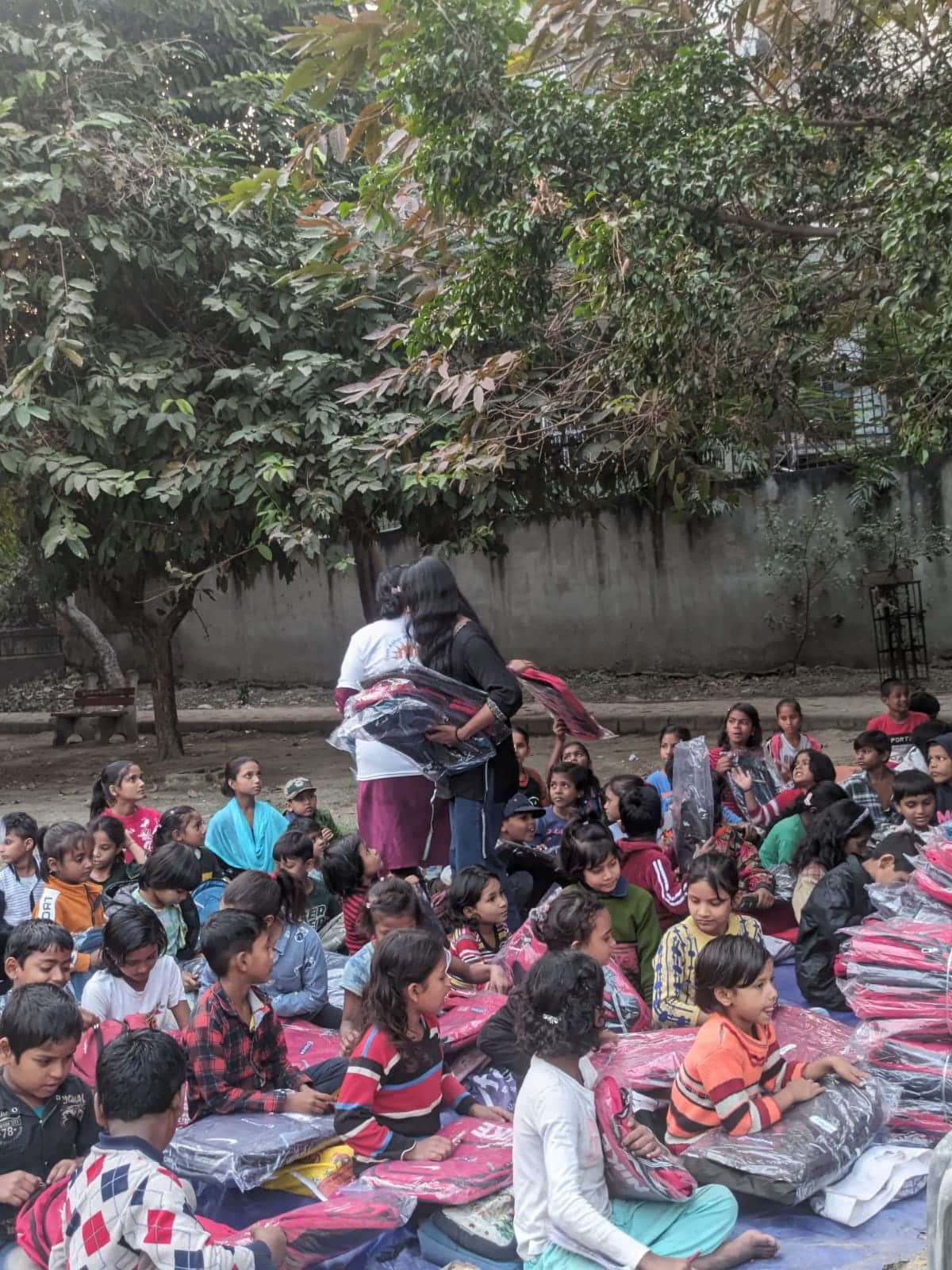 Bag Distribution Drive Jan Sanjeevni Trust