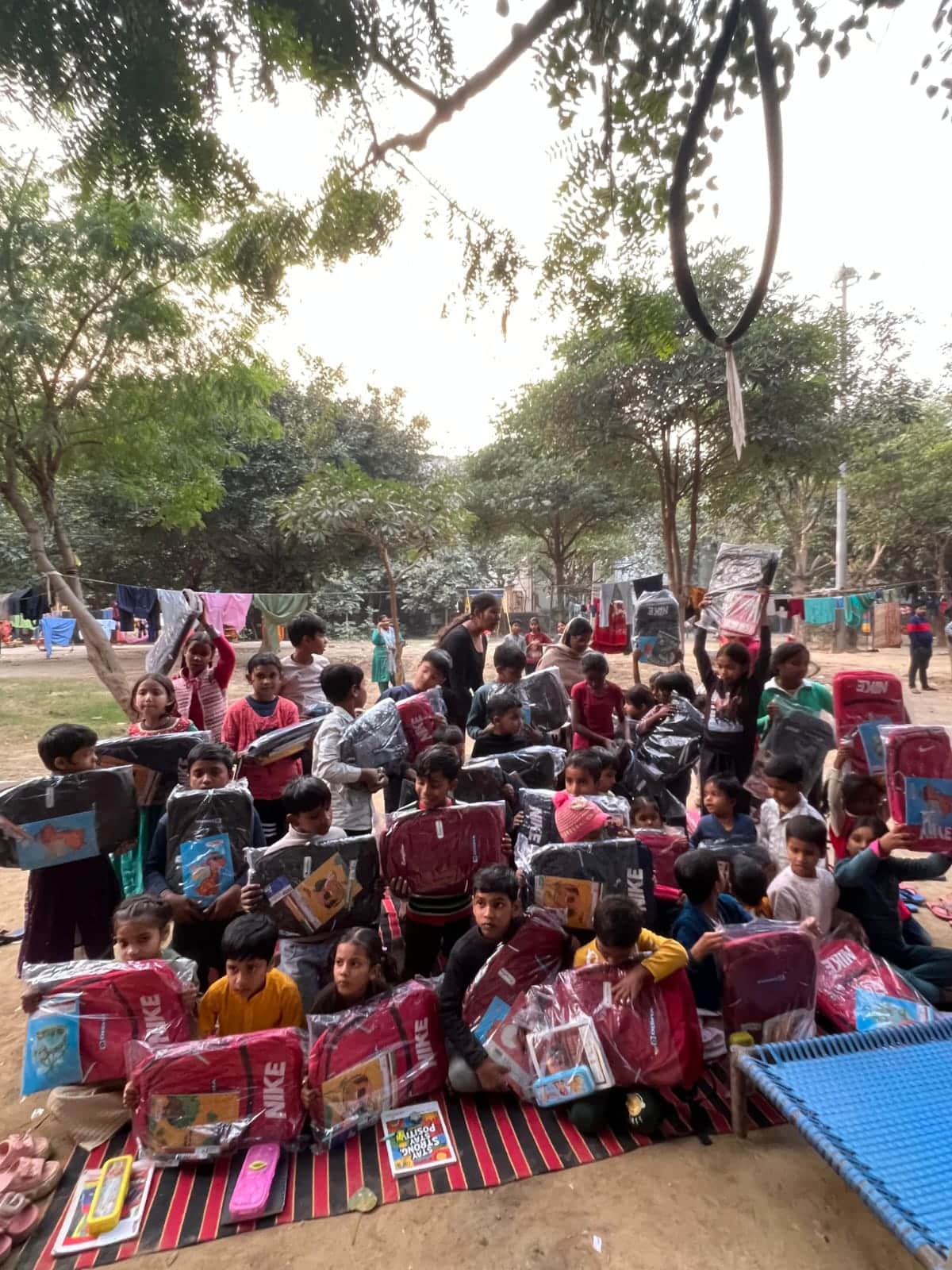 Bag Distribution Drive Jan Sanjeevni Trust