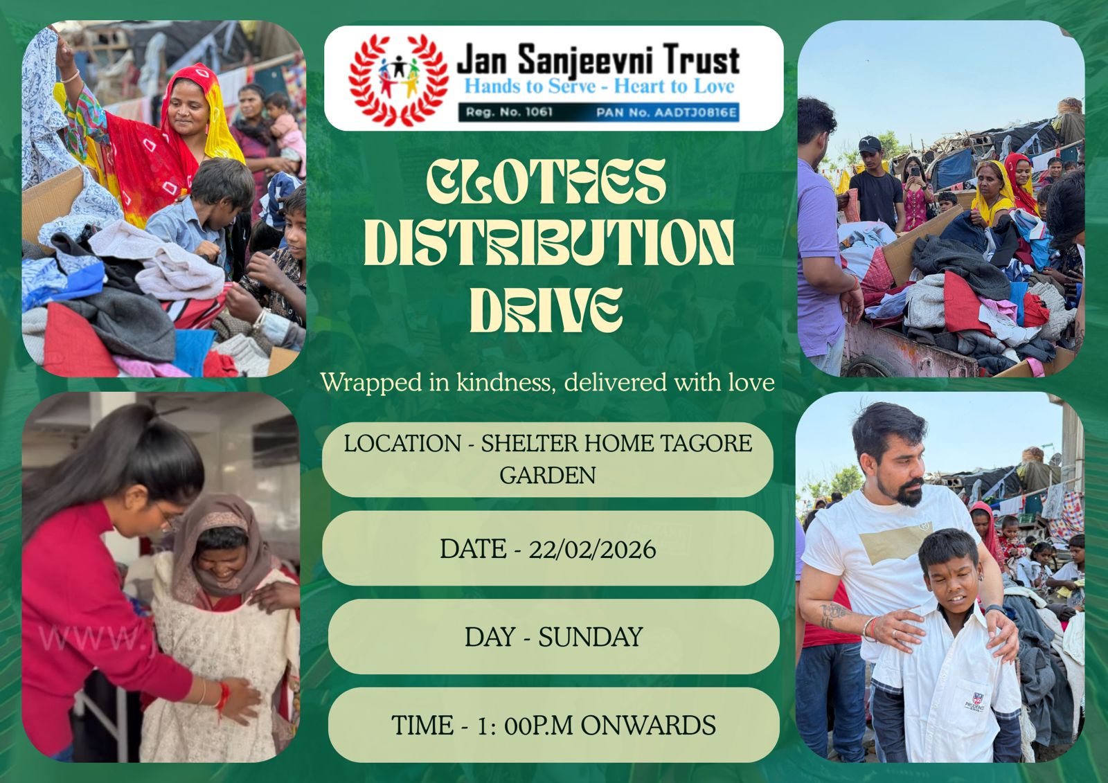 Clothing Distribution Drive
