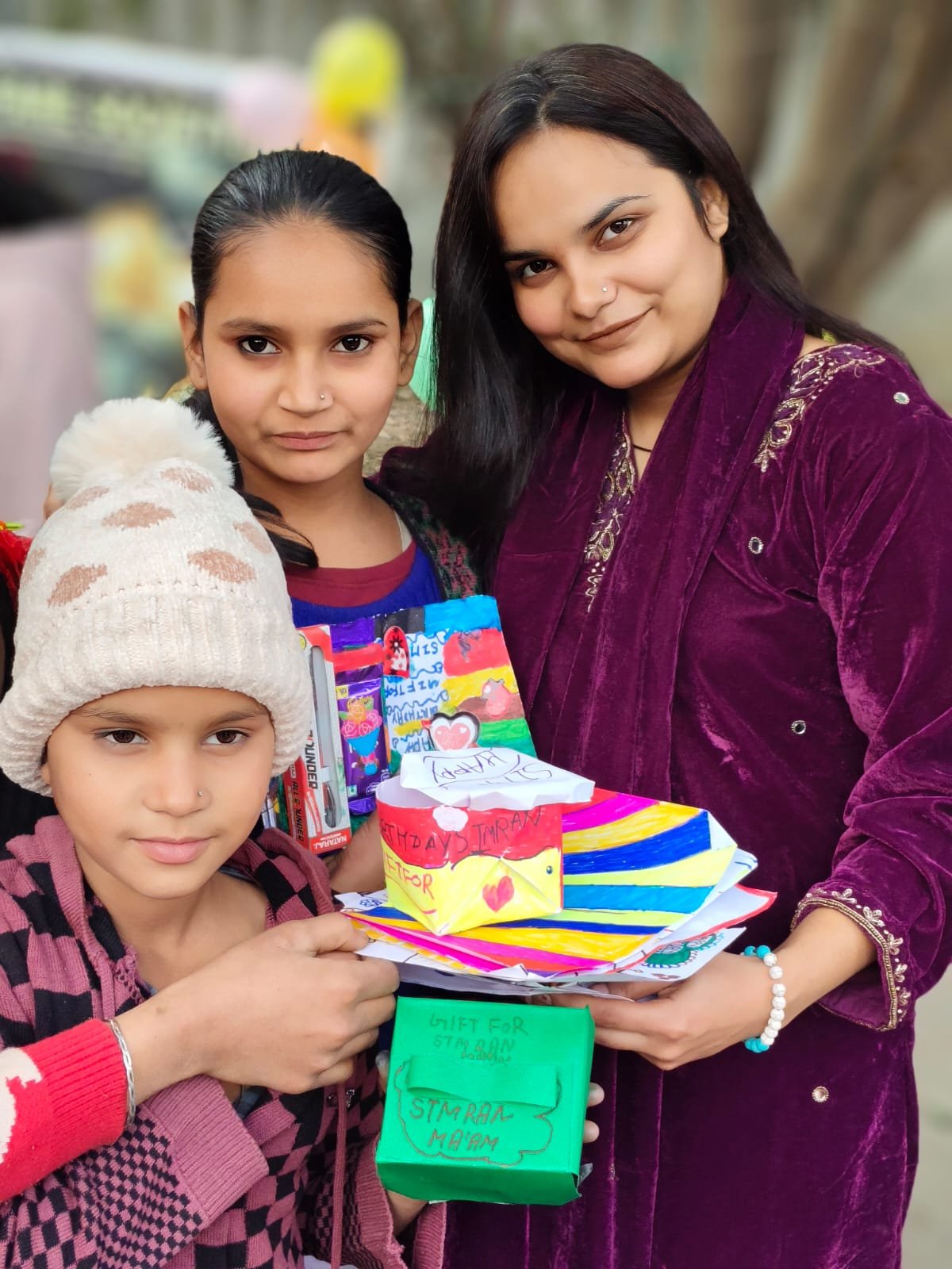 Birthday celebration with Ngo Kids