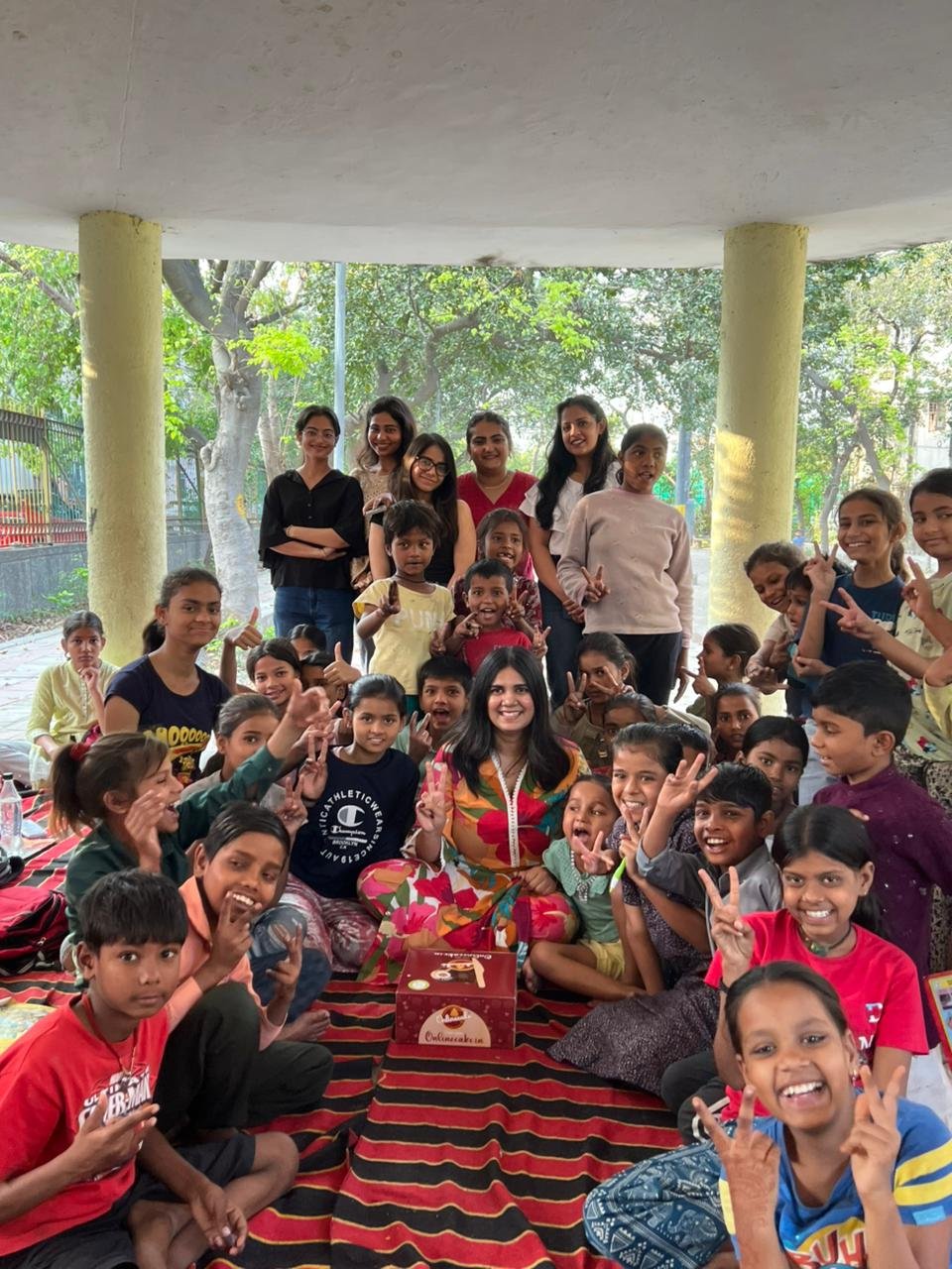 Birthday celebration with Ngo Kids