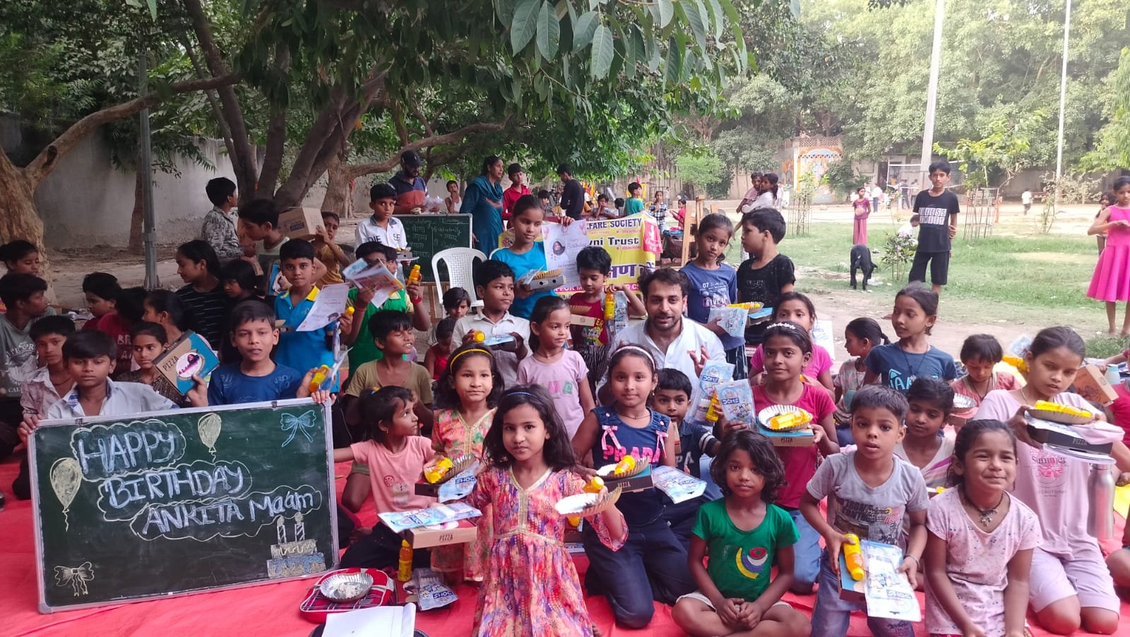 Birthday celebration with Ngo Kids