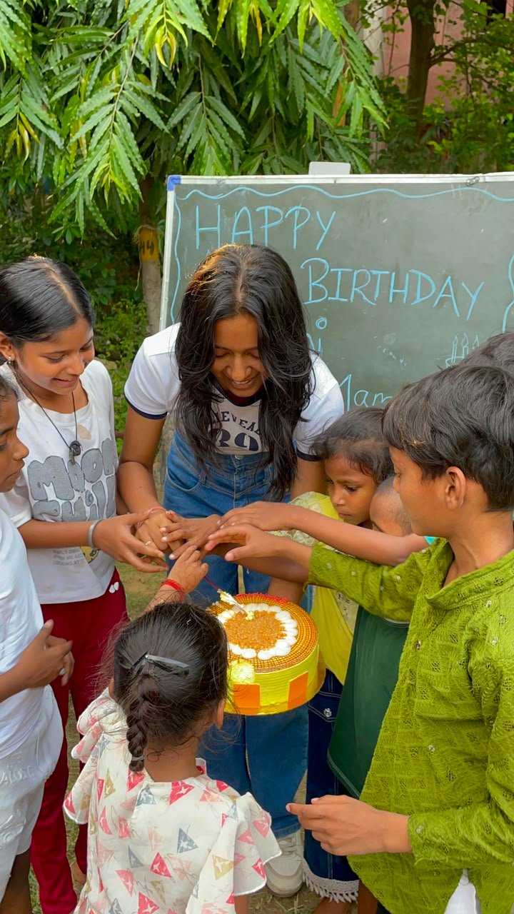 Birthday celebration with Ngo Kids