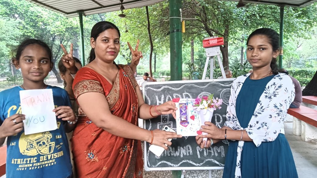 Birthday celebration with Ngo Kids